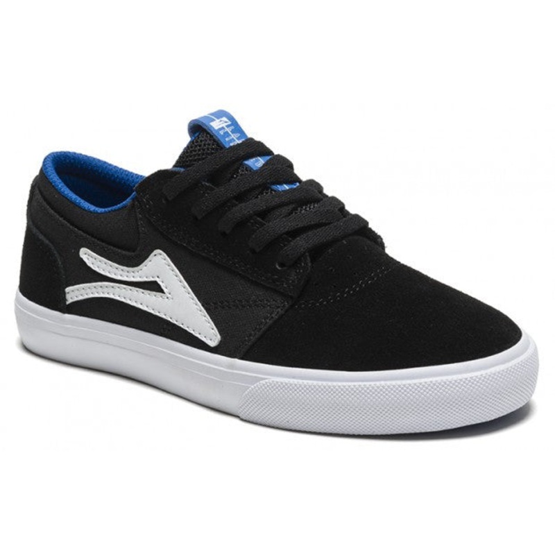 Lakai Shoes Griffin Kids – Black Suede 1 Black