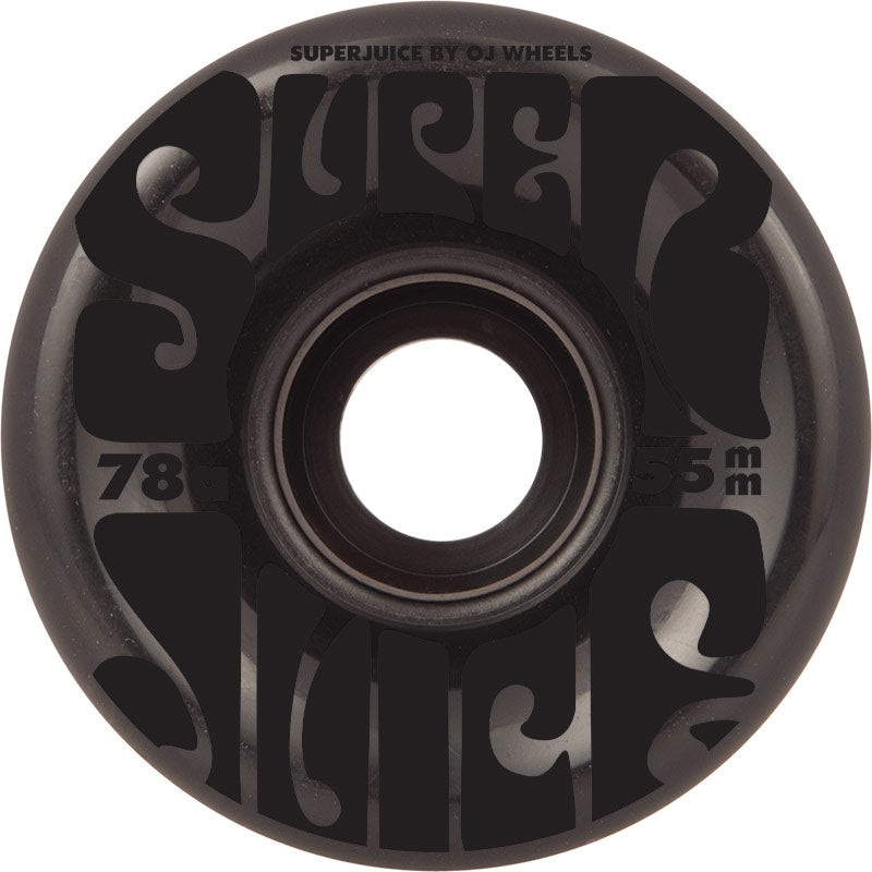 OJ WHEELS MINI SUPER JUICE TRANSLUCENT BLACK 78A (55MM) 55MM