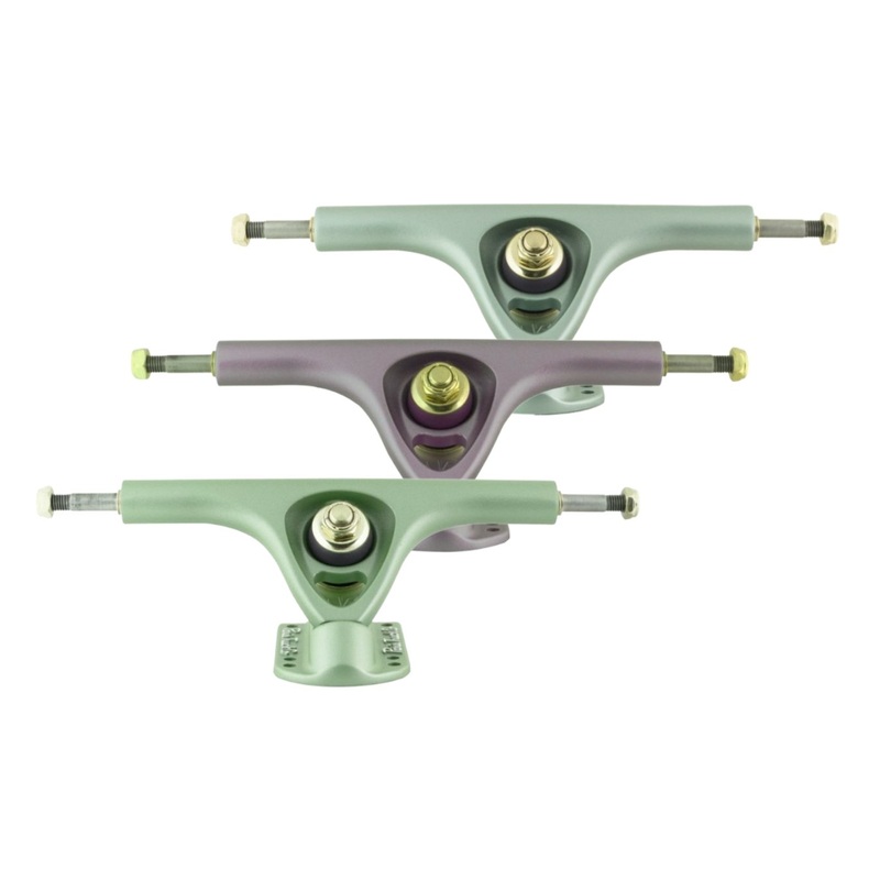 Paris: 180mm x 50 V3 TROPIC Series Longboard Truck Purple Tide