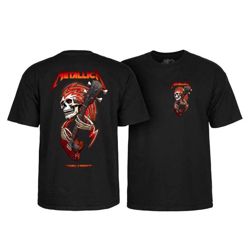POWELL PERALTA X METALLICA COLLAB OG METALLICA TEE BLACK MEDIUM