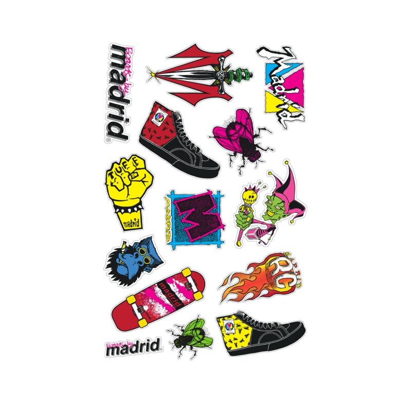 Retro Sticker Sheet