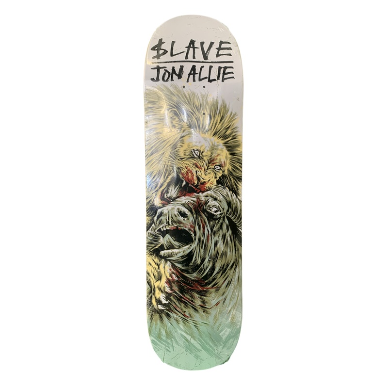 Slave Jon Allie Animal Kingdom Multi 8.25” Classic Skateboard Deck