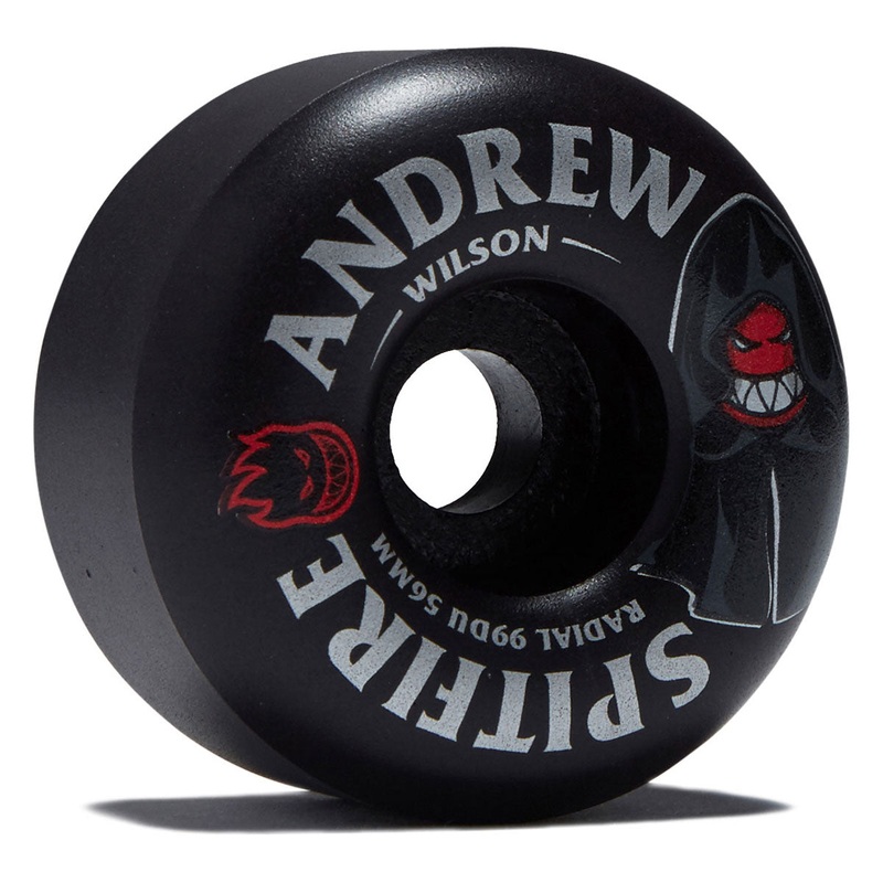 SPITFIRE WHEELS FORMULA FOUR BURN SQUAD ANDREW WILSON RADIAL BLACK 99A (56MM) 56MM