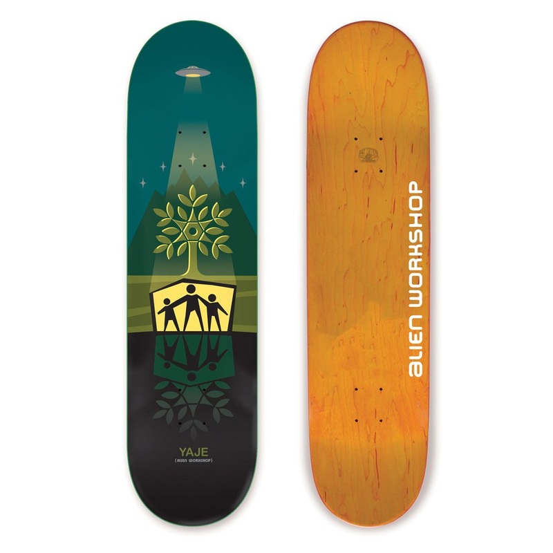 ALIEN WORKSHOP YAJE SHELTER GREEN DECK (8.125″) 8.125″
