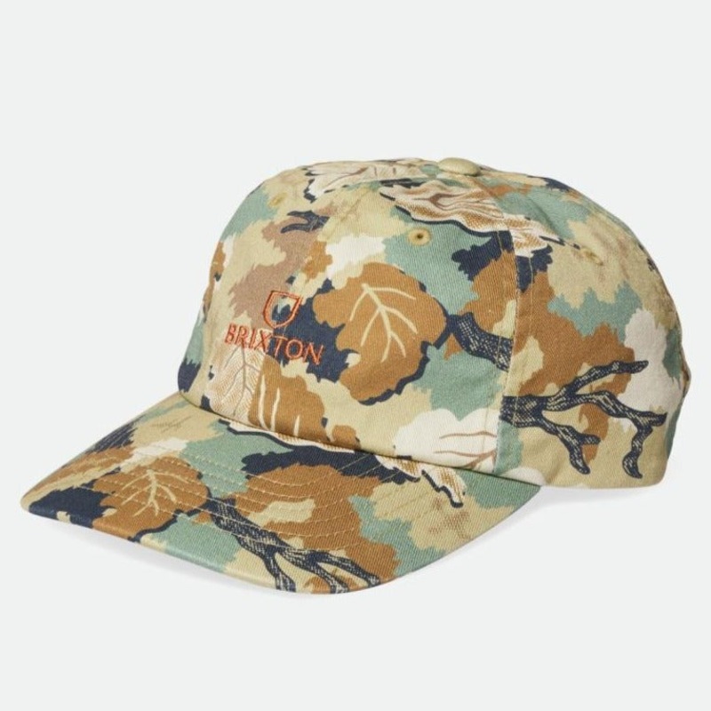 BRIXTON ALPHA LP CAP LEAF CAMO