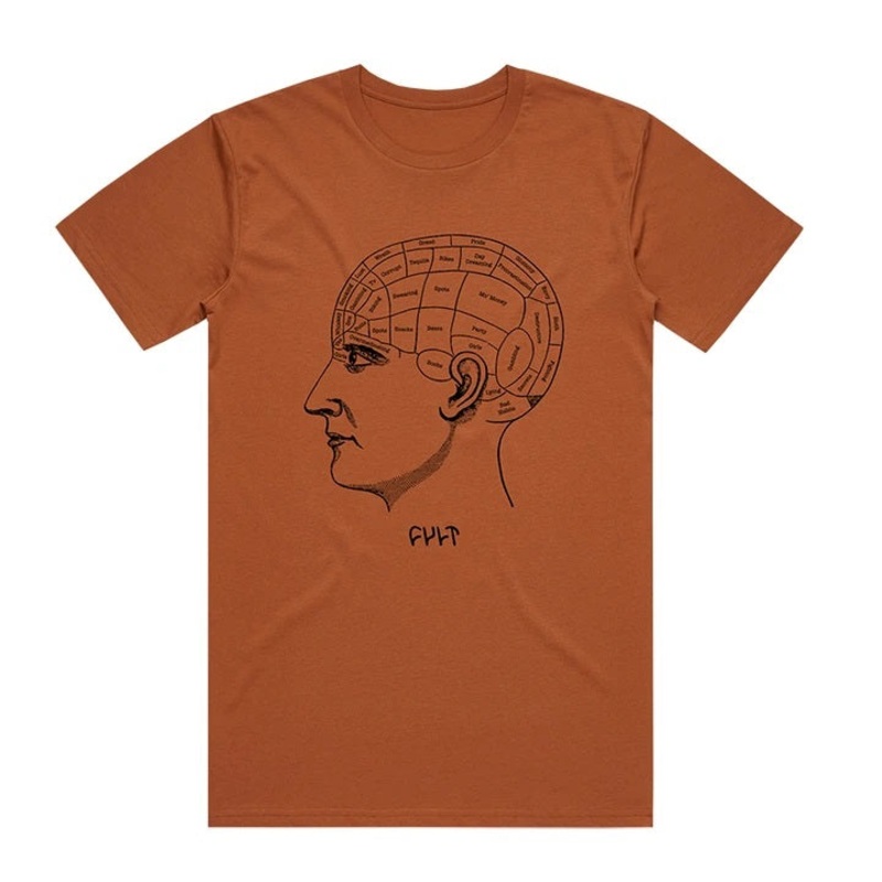 Cult BMX Bad Habits Tee – Copper Small Brown