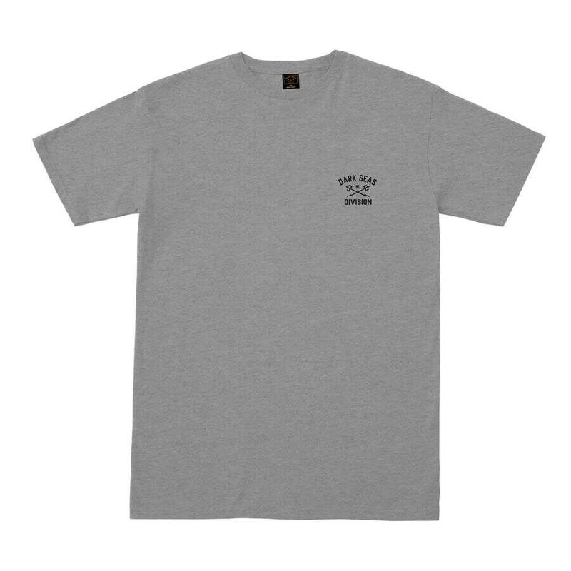 DARK SEAS GRAVEYARD STOCK TEE HEATHER GREY SMALL