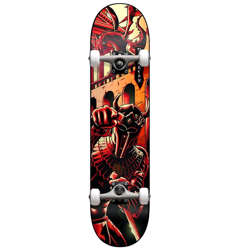 Darkstar Inception Dragon FP Skateboard Complete – 8.125 Red
