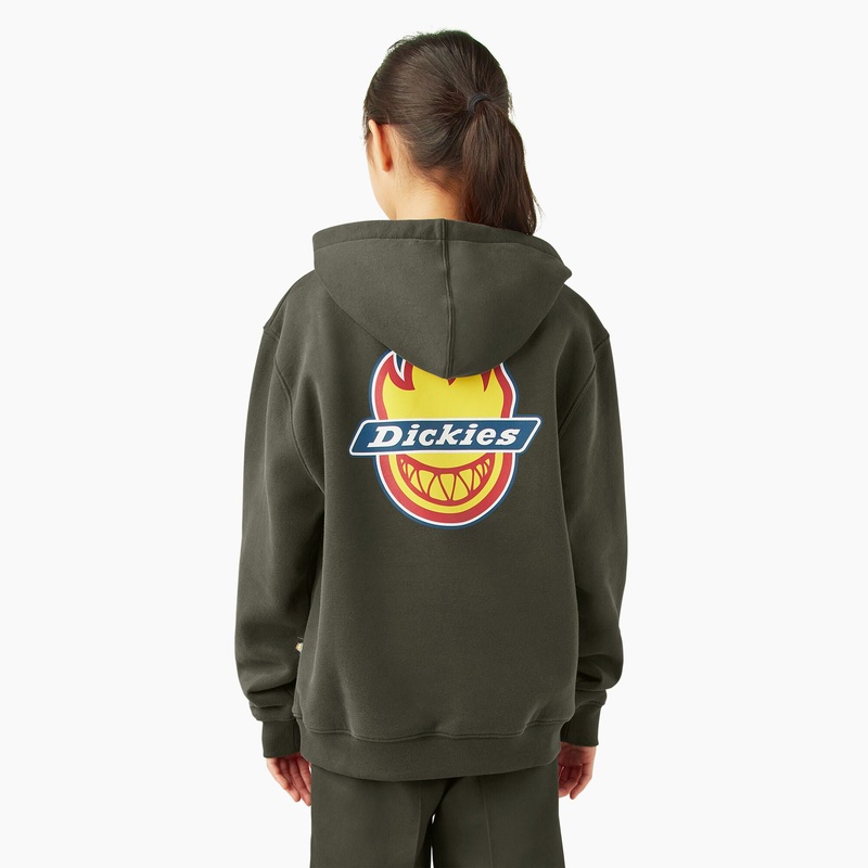 DICKIES DICKIES X SPITFIRE YOUTH HOODIE YOUTH X-SMALL
