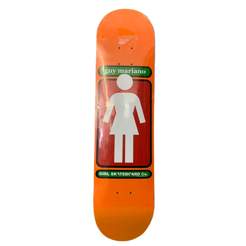 Girl Guy Mariano ’93 Logo Orange 7.75″ Classic Skateboard Deck