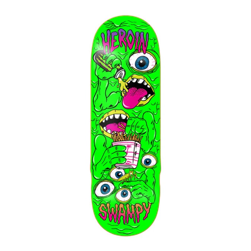 Heroin Swampy Mutate or Die 10.2″ Skateboard Deck