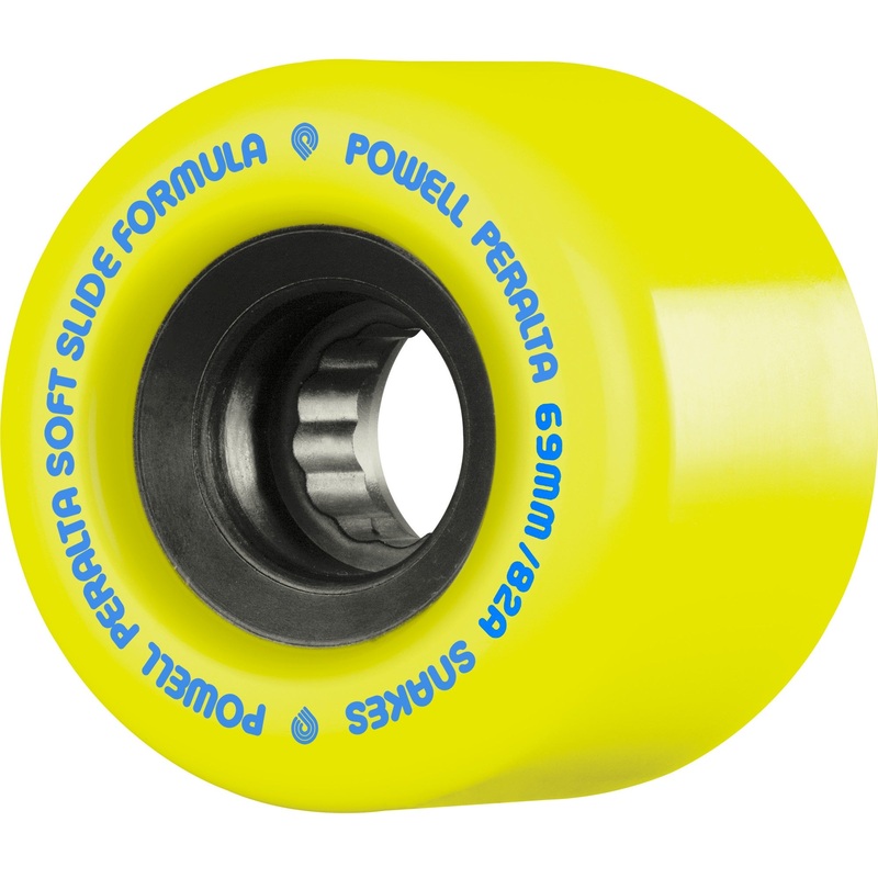 Powell Peralta Wheels Snakes 69mm 82a – Yellow (Set of 4)
