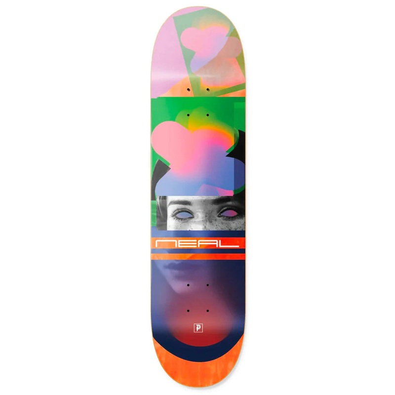 Primitive Robert Neal Eyes Skateboard Deck  – 8.25 Orange