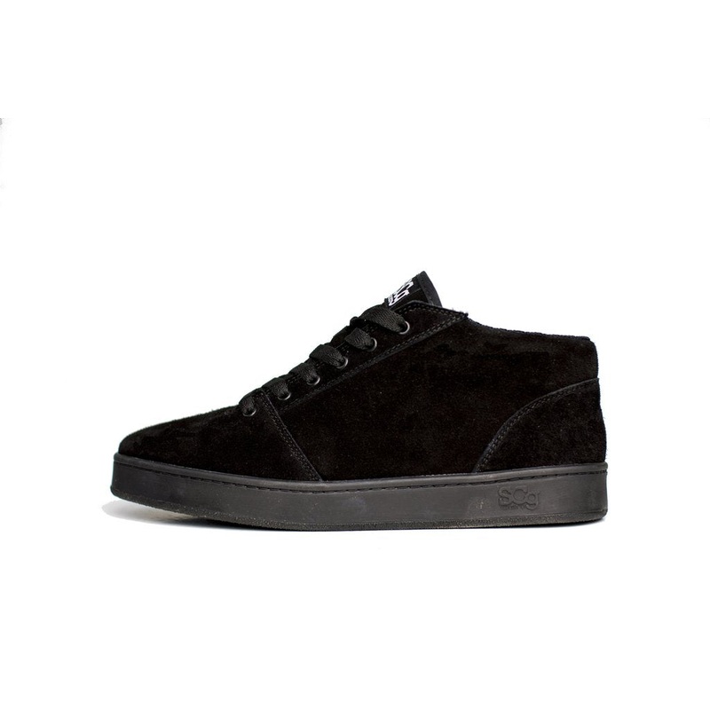 SCg Shoes Mid Suede – Black/Black 6 Black