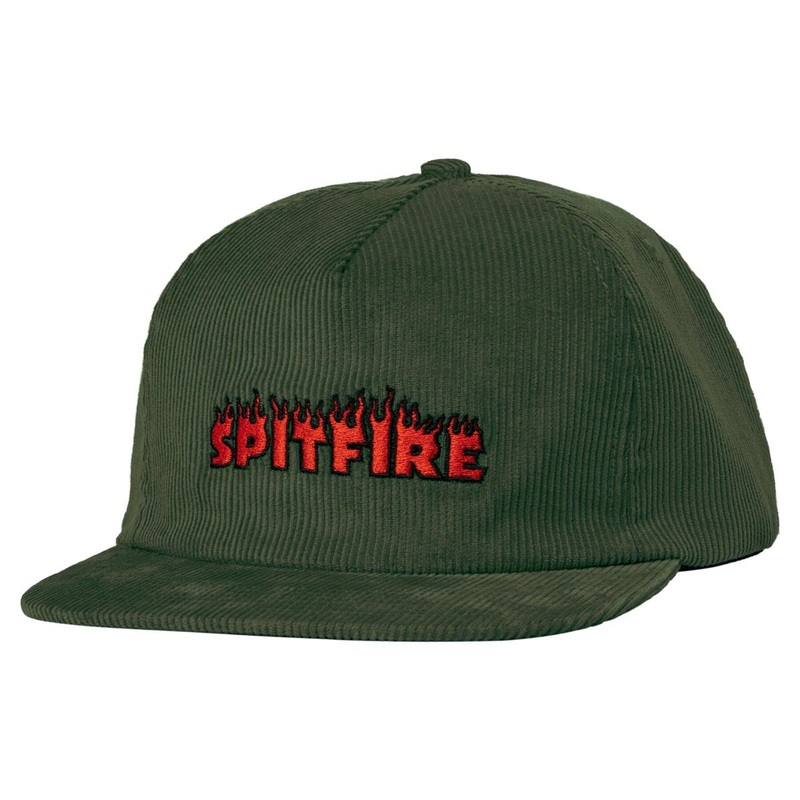 SPITFIRE DEMONSEED SCRIPT SNAPBACK DARK GREEN