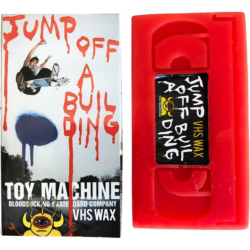 Toy Machine VHS Wax Jump Off A Building – Red