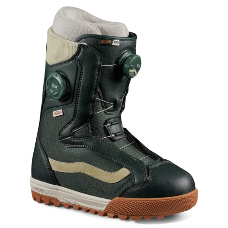 Vans 23/24 Encore Pro Snowboard Boot – Dark Green 5.0W US