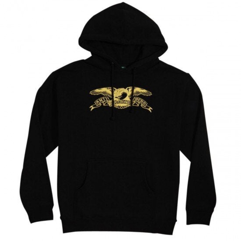 AntiHero Skateboards – Classic Eagle Hoodie Medium Black