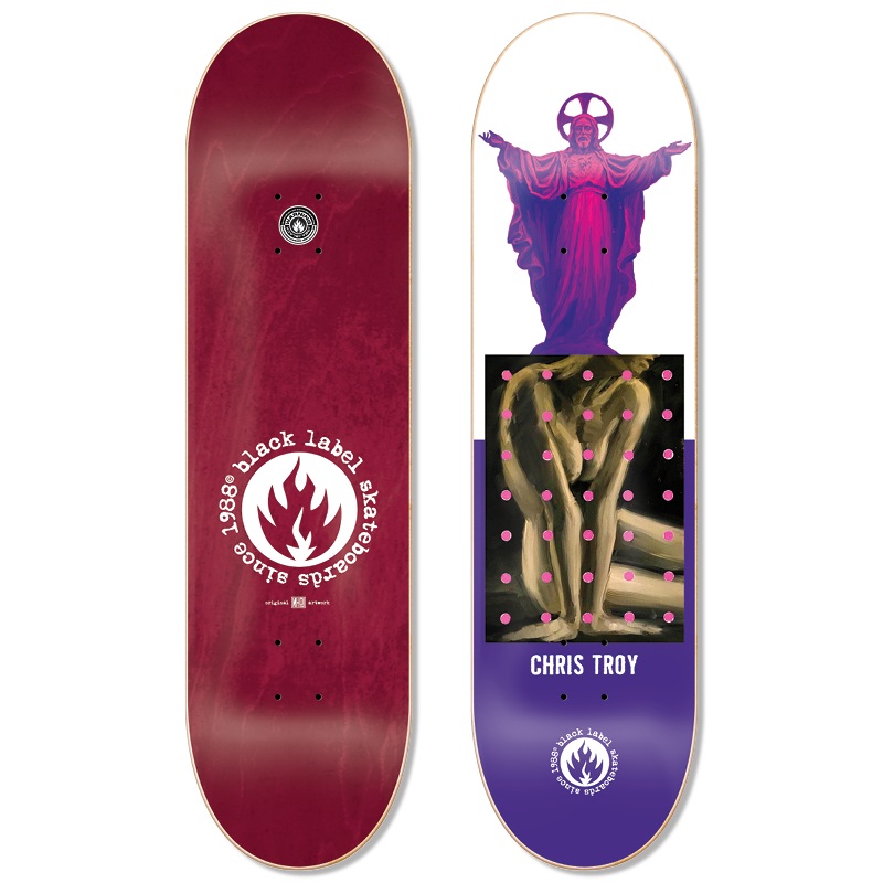 BLACK LABEL DECK – JUXTAPOSE TROY (8.5′”) 8.5″