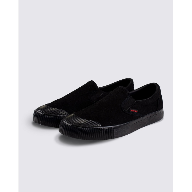 Canvas Slip On Shoes Black 8