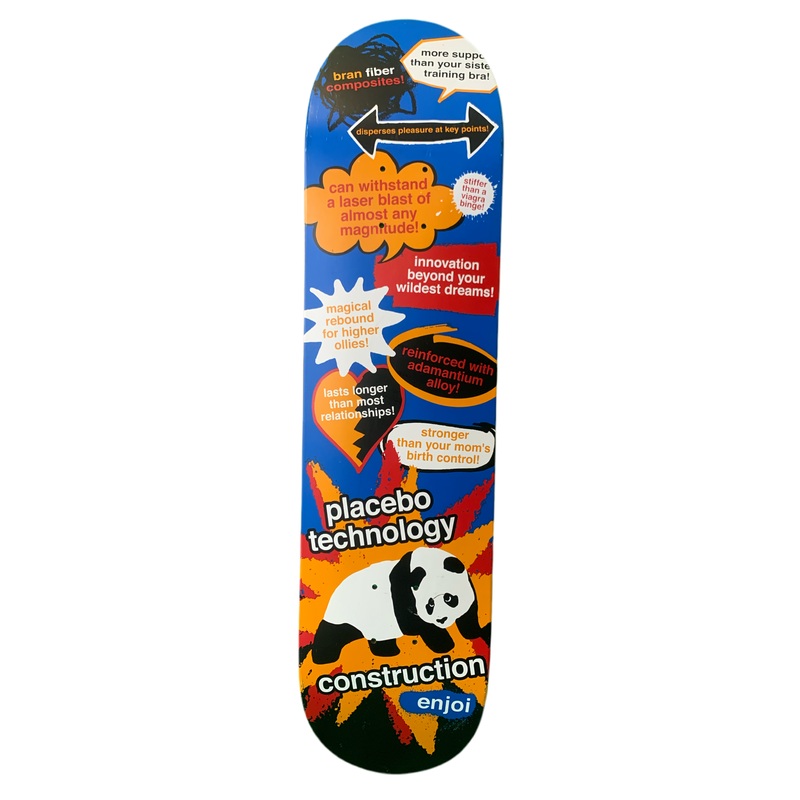 Enjoi Placebo Technology Logo 7.75″ Classic Skateboard Deck