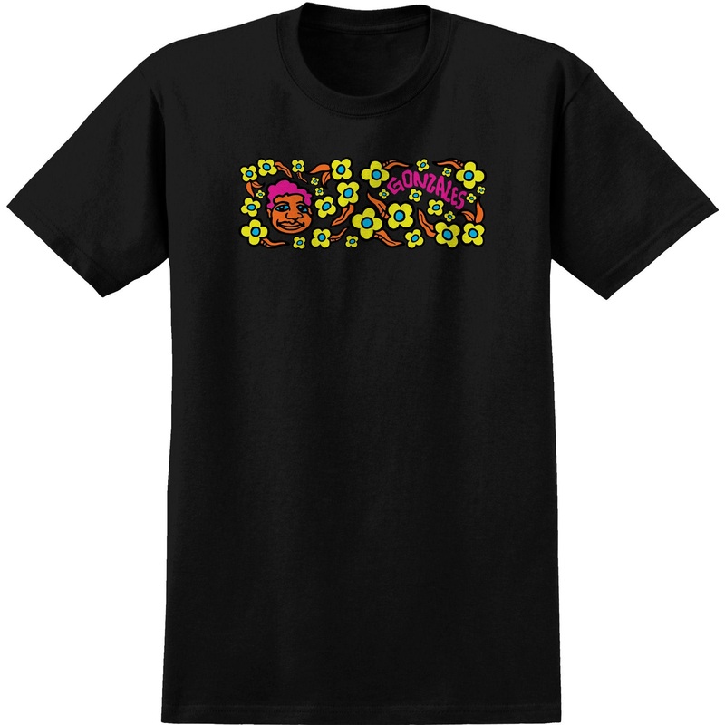 KROOKED GONZ SWEATPANTS T-SHIRT BLACK SMALL