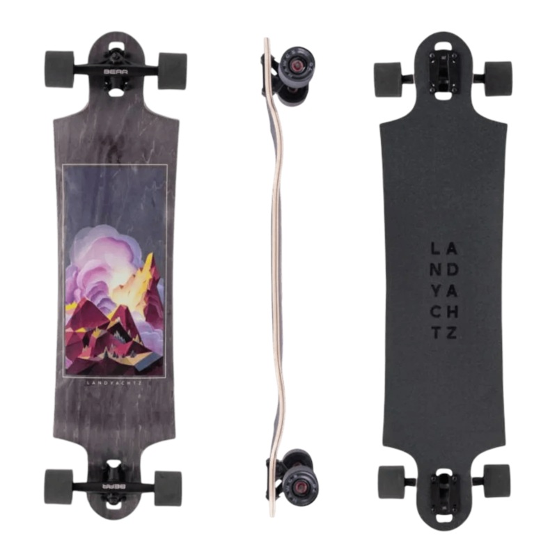Landyachtz: Switchblade 38″ Crown Peak Longboard Skateboard Complete
