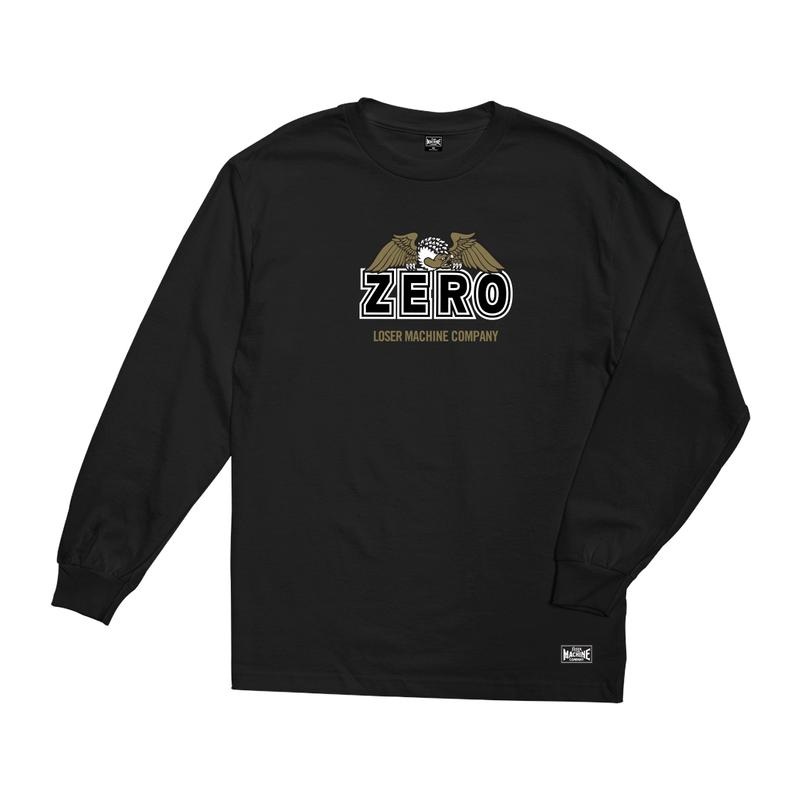 LOSER MACHINE X ZERO CONDOR CREST STOCK LS TEE MEDIUM