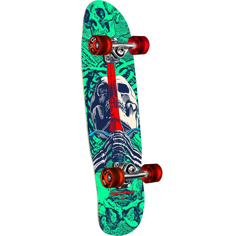 Powell Peralta Skull & Sword Birch Skateboard Complete – 8.0 Mint/Navy