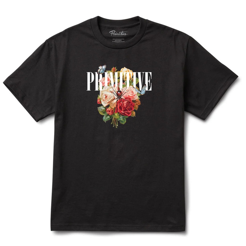 Primitive Ashbury Black Heavyweight S/s Shirt S