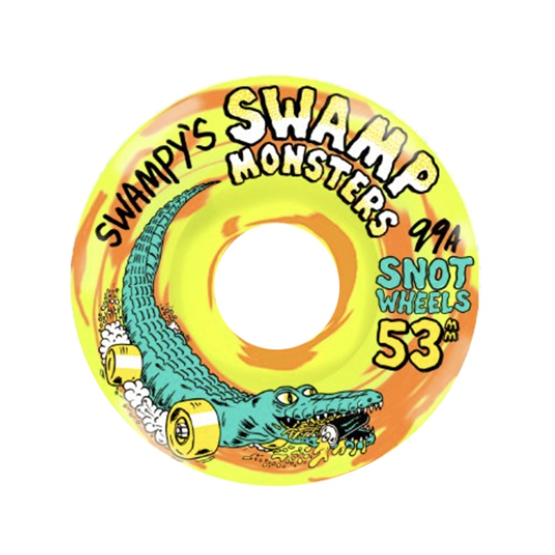 Snot Wheels – Swamp Monsters – 99a – 53mm – Skateboard Wheels