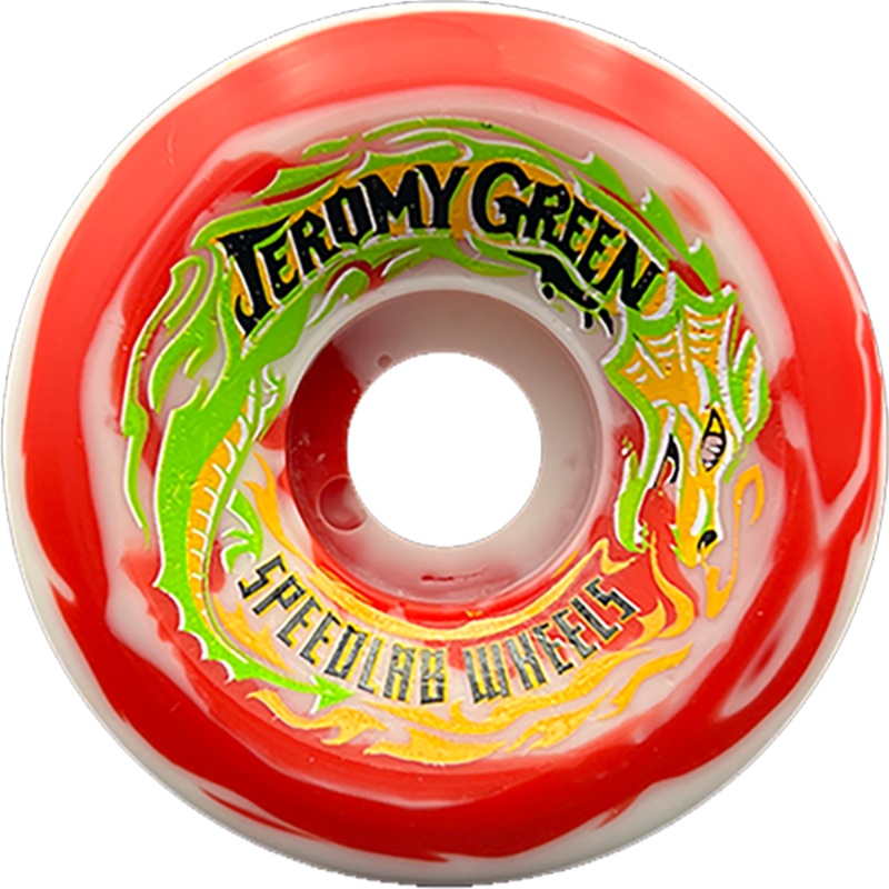 SPEEDLAB GREEN PRO SE RED/WHT SWIRL 59mm 99A