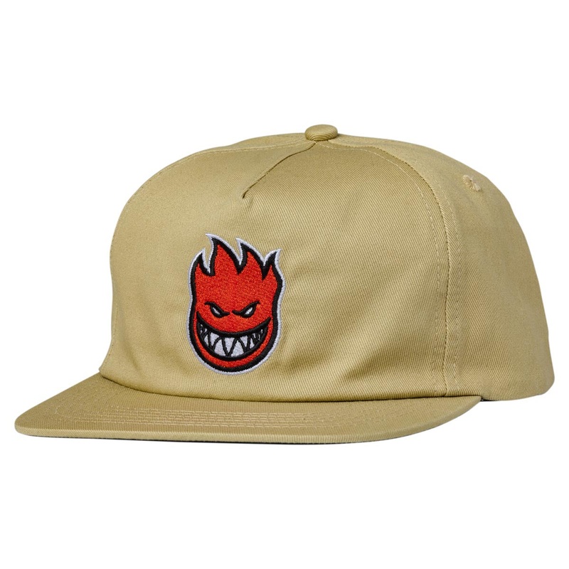 SPITFIRE BIGHEAD FILL SNAPBACK TAN/RED