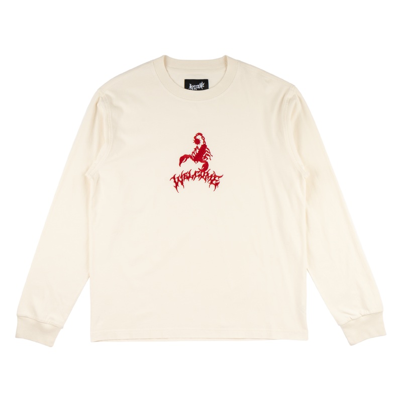 Stinger L/S Garment-Dyed Knit – Bone Small