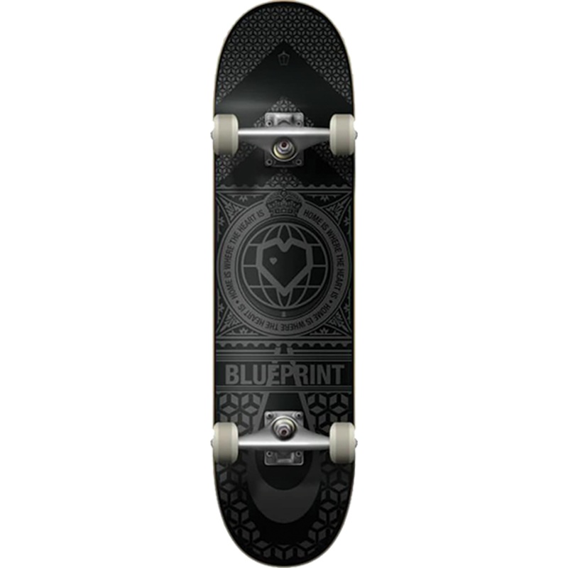 BLUEPRINT HOME HEART COMPLETE BLK/WHT 8.0″
