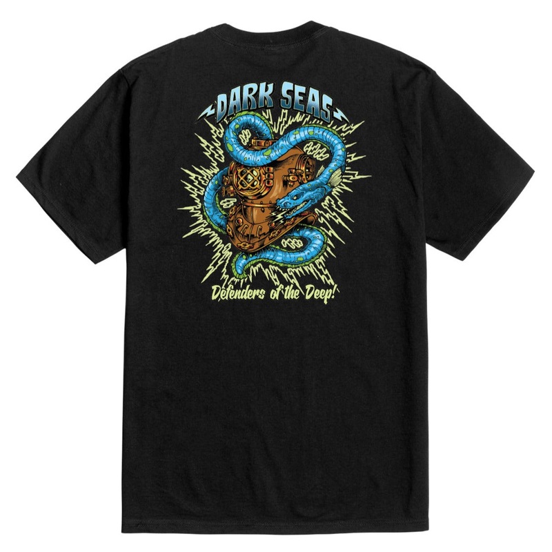 DARK SEAS ELECTRIFIED T-SHIRT BLACK MED