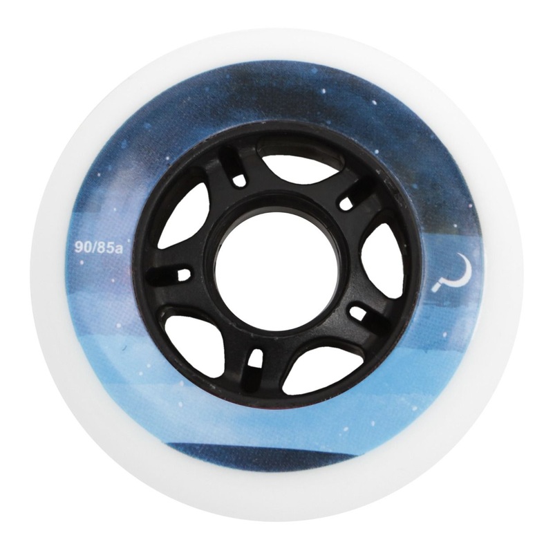 Ground Control UR Stars Wheels 90mm 85A – White (Set of 4)