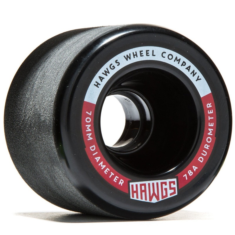 Hawgs Fatty Wheels 70mm 78a – Black (Set of 4)