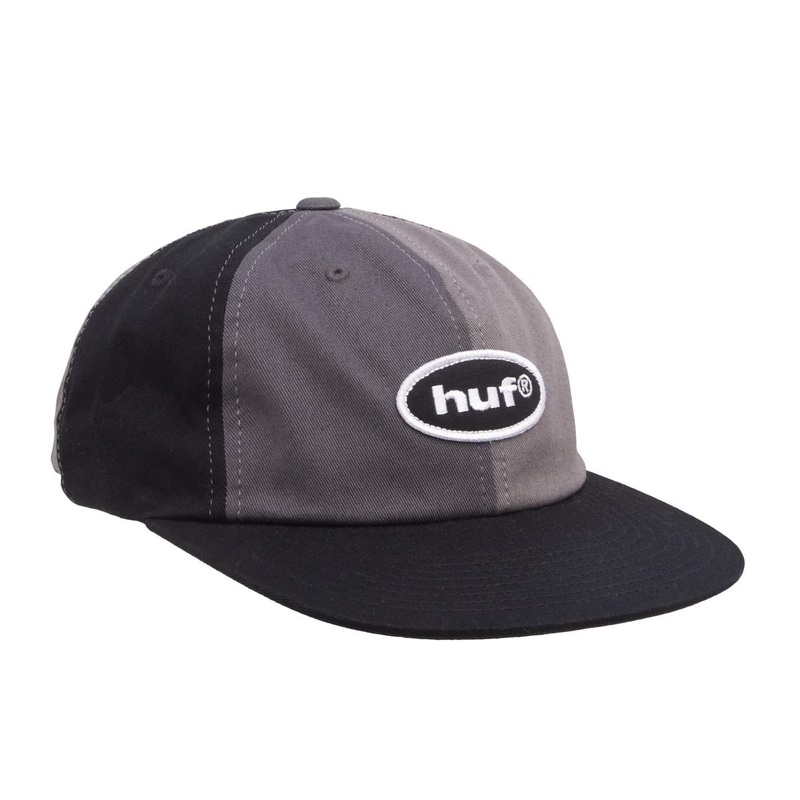 HUF 99 LOGO 6 PANEL BLACK