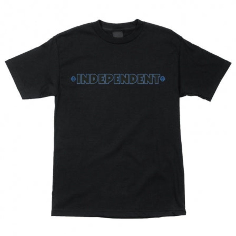 INDEPENDENT T-SHIRT B/C BLACK/NAVY MED