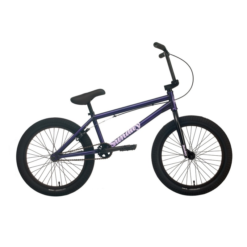 Sunday Scout 20.75 Complete BMX Bike – Matte Translucent Purple