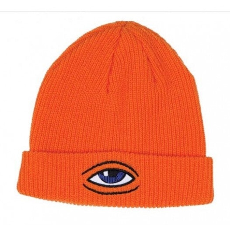 TOY MACHINE BEANIE – SECT EYE DOCK ORANGE