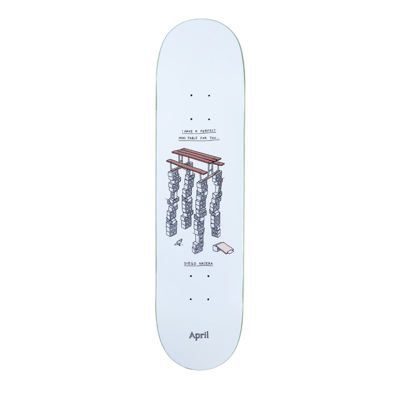APRIL DECK DIEGO NAJERA PERFECT TABLE (8.25″) 8.25″