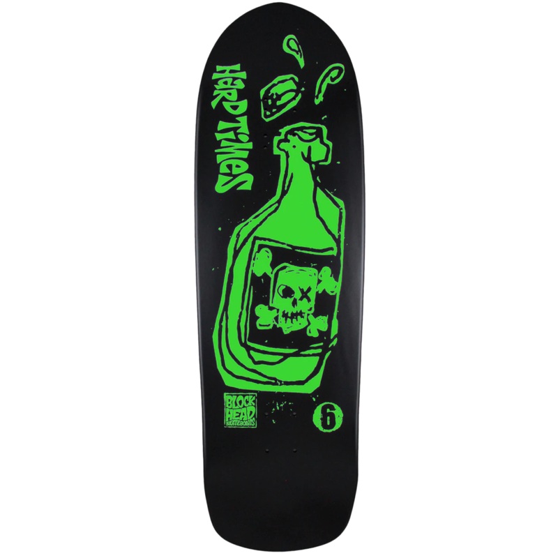 Blockhead – Hard Times 6 reissue modern – Black Dip – Skateboard Deck