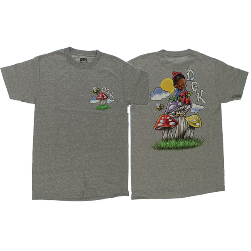 DGK TRIPPY MATH SS HEATHER GREY S