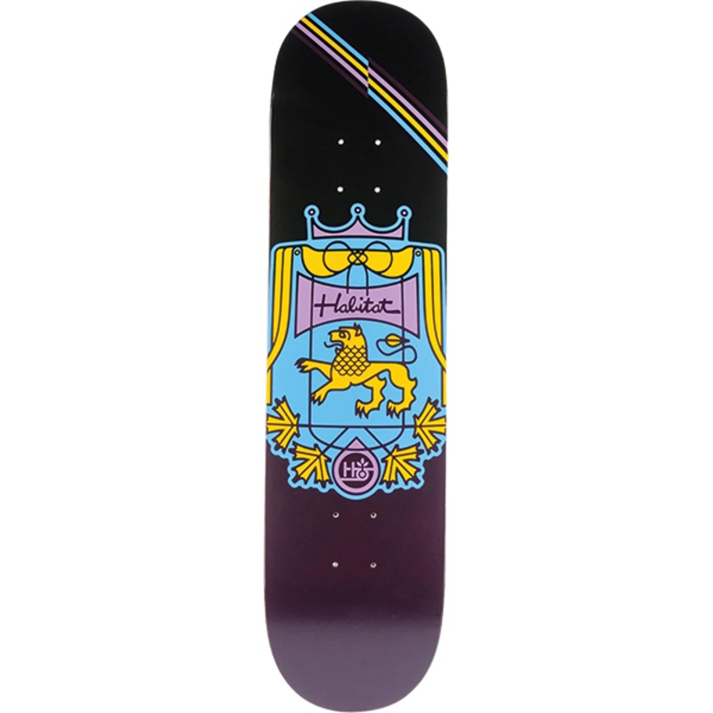 HABITAT COAT OF ARMS DECK PURPLE 8.0″
