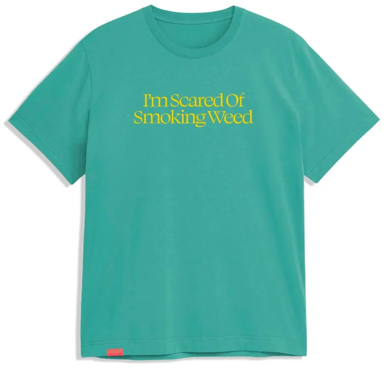 Jacuzzi Scared Weed Seafoam Premium S/s Shirt S