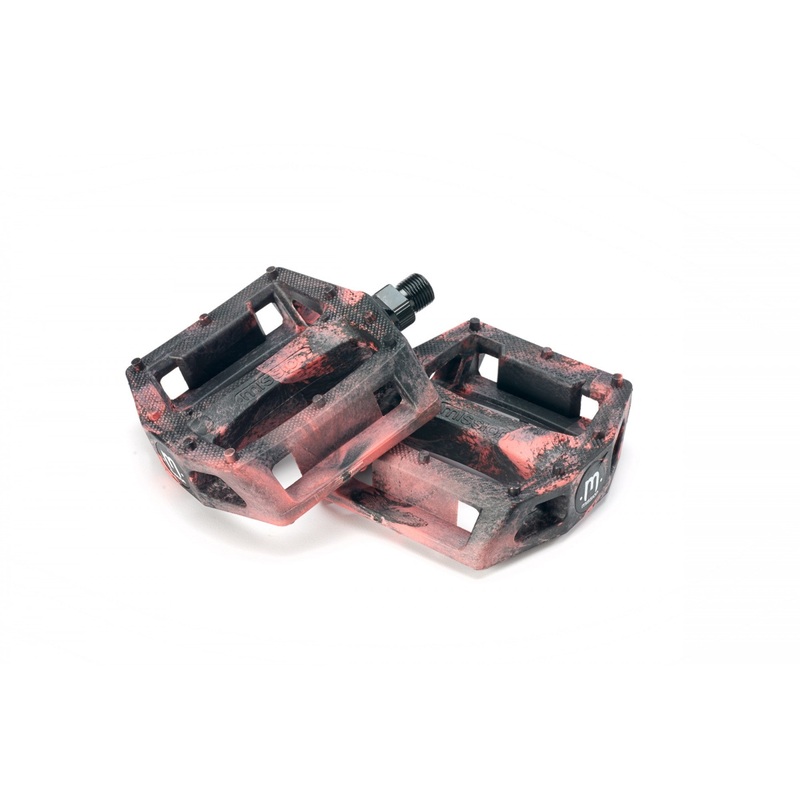 Mission BMX Impulse PC Pedals – Black/Red