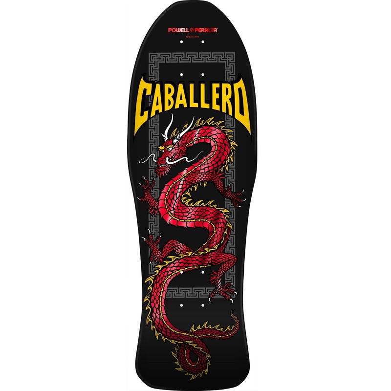 Powell Peralta Steve Caballero Chinese Dragon Reissue Skateboard Deck – 10 Red Foil **PRE-ORDER**