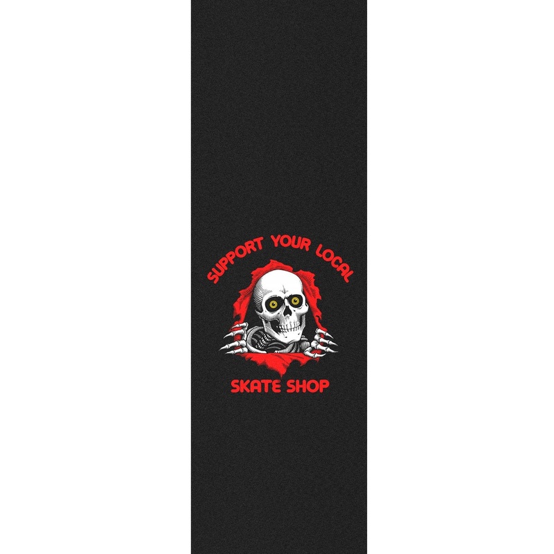 Powell Peralta Support Your Local Skate Shop Griptape – Black